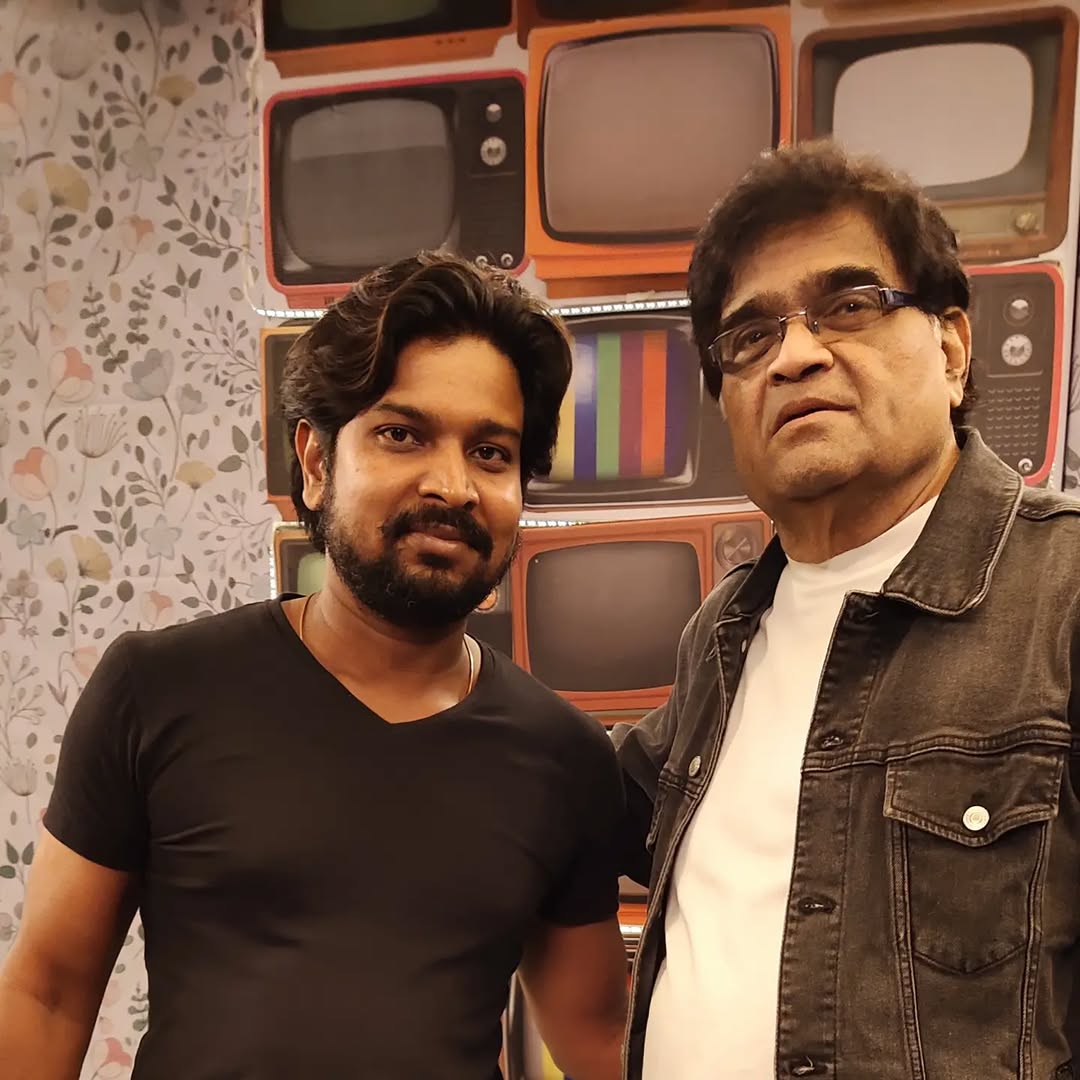 Graceful moment to shoot with Ashok Saraf ji.